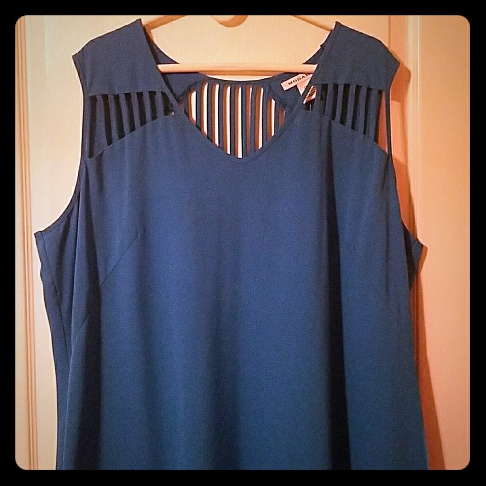 Modamix cutout blue dress